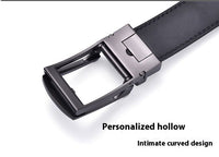 REFINED AUTO-LOCK LEATHER BELT