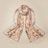 BOTANICAL MULBERRY SILK LONG SHAWL