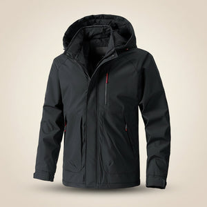 TECHNICAL HOODED SHELL JACKET