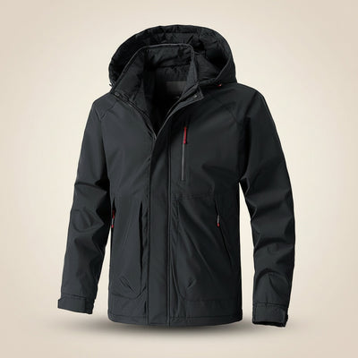 TECHNICAL HOODED SHELL JACKET