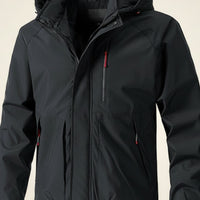TECHNICAL HOODED SHELL JACKET