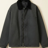 WASHED CANVAS CHORE JACKET