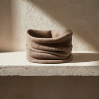 CAMEL MERINO TUBE SNOOD