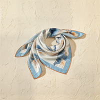 WATERCOLOUR MULBERRY SILK SQUARE