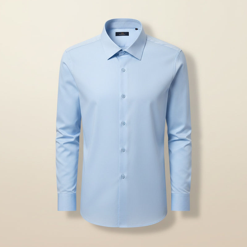 REFINED WOOL BUSINESS SHIRT