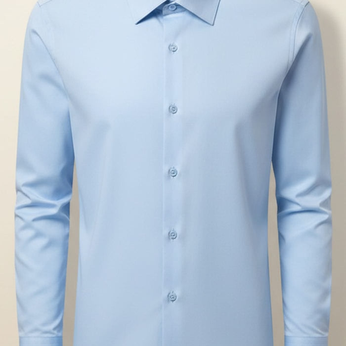 REFINED WOOL BUSINESS SHIRT
