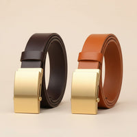 BRASS ROLLER TOP-GRAIN BELT