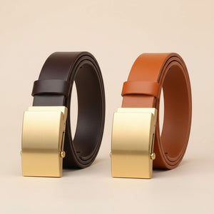 BRASS ROLLER TOP-GRAIN BELT