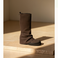 ESPRESSO SLOUCHED SUEDE KNEE BOOT