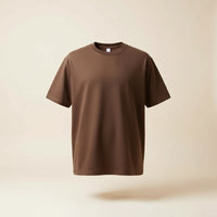 HEAVYWEIGHT CHOCOLATE CREWNECK TEE