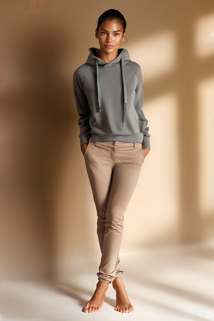 HEAVYWEIGHT FLEECE-LINED HOODED PULLOVER
