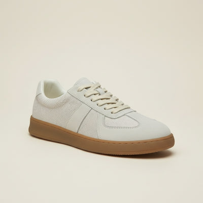 IVORY SUEDE MESH RUNNER
