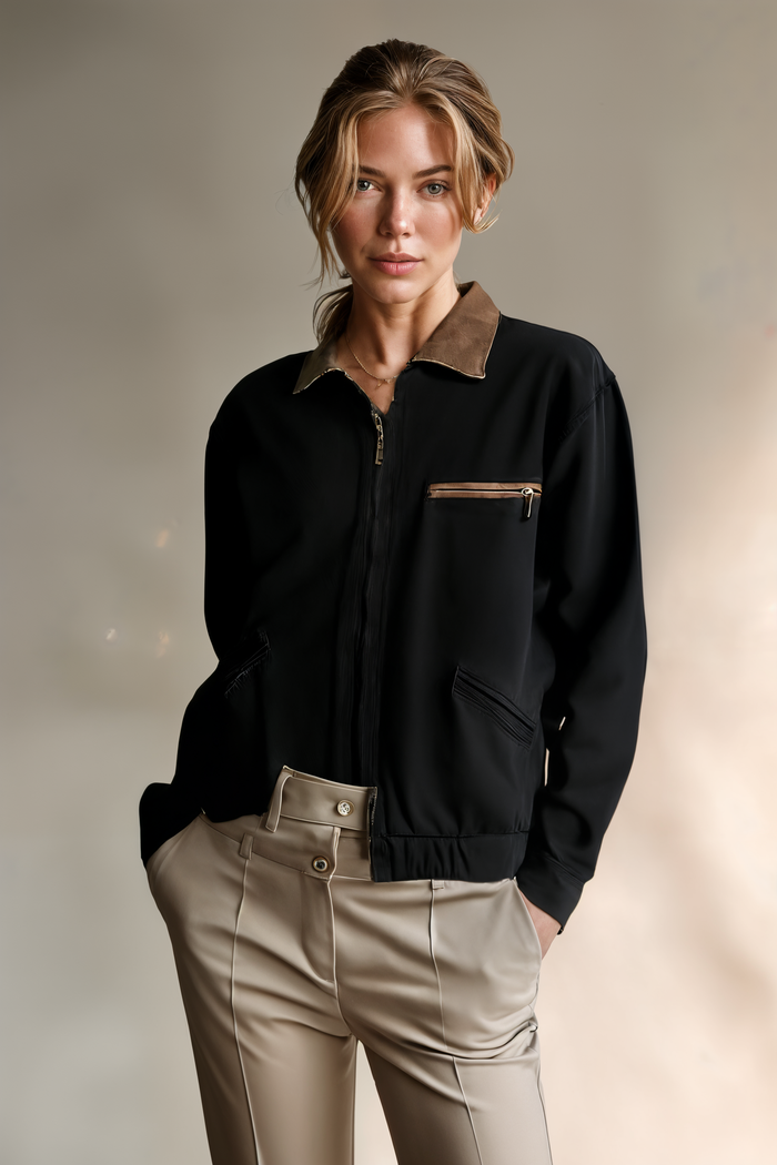 BLACK CANVAS DETROIT JACKET