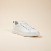 PEBBLED LEATHER COURT SNEAKER