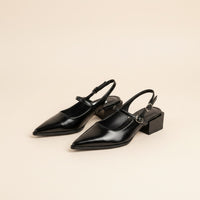 POINTED SLINGBACK MARY JANE PUMP