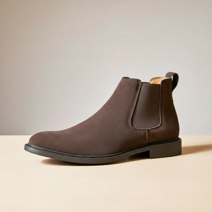 BROWN SUEDE CHELSEA BOOT