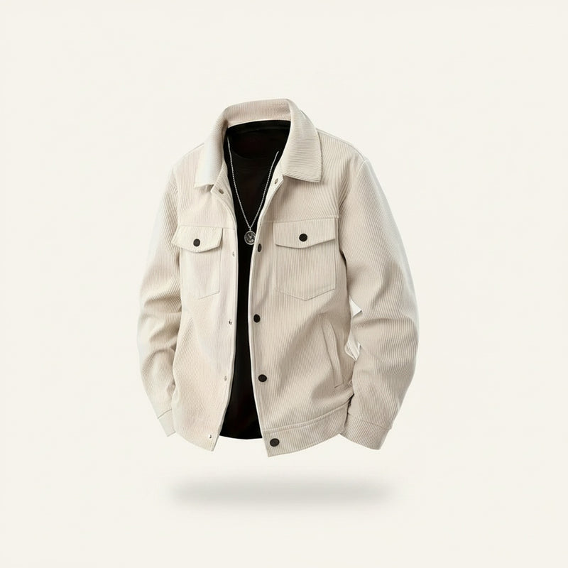 CORDUROY UTILITY OVERSHIRT JACKET
