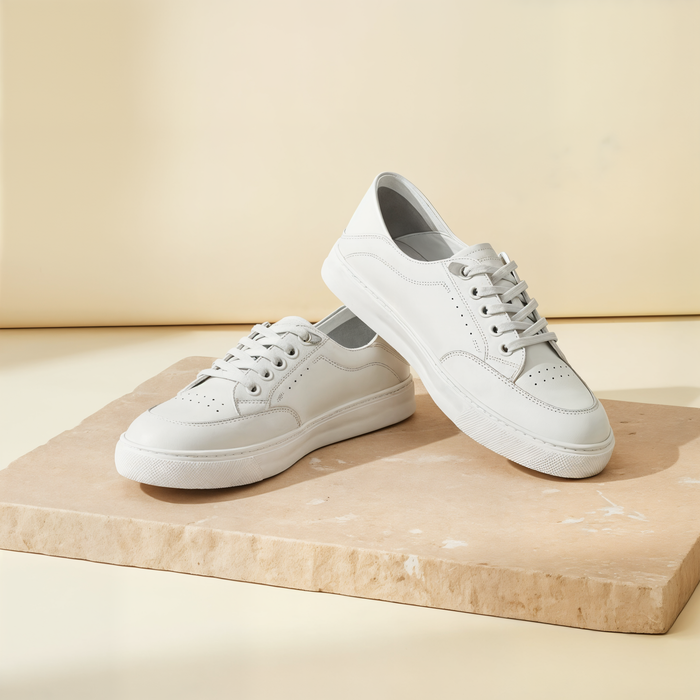 PERFORATED LEATHER BROGUE SNEAKER