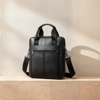 VERTICAL LEATHER EXECUTIVE BRIEFCASE