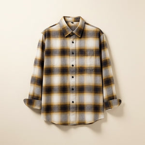BRUSHED COTTON CHECK SHIRT