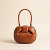 PLEATED DUMPLING TOP-HANDLE BAG