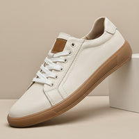 IVORY LEATHER LOW SNEAKER