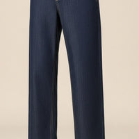 LYOCELL WIDE-LEG CROPPED JEAN