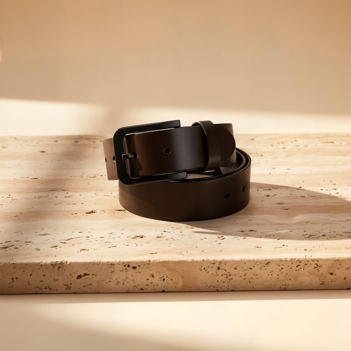 ITALIAN LEATHER DRESS BELT