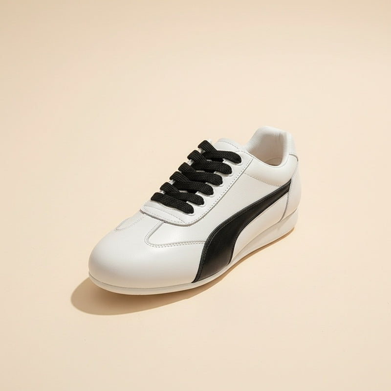 ALMOND LEATHER GERMAN TRAINER