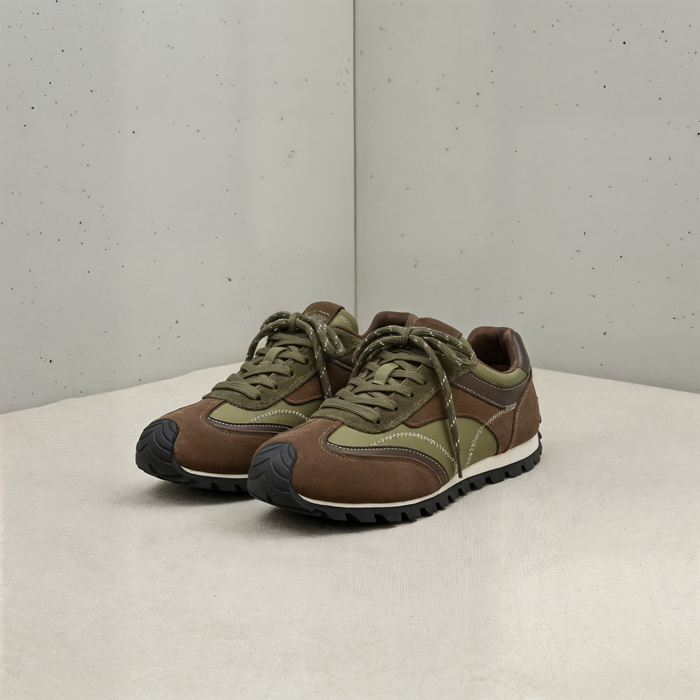 BRUNO SUEDE RETRO TRAINER