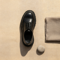 WASHED HORSE LEATHER DERBY