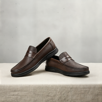 ESPRESSO PEBBLE GRAIN PENNY LOAFER