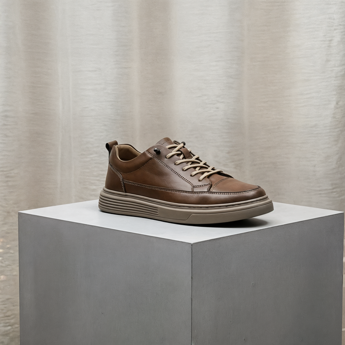 BROWN SUEDE GUM LOW SNEAKER