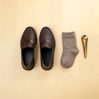 ESPRESSO PEBBLE GRAIN PENNY LOAFER