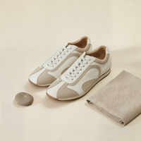 LOW DERBY RACER LEATHER SNEAKER