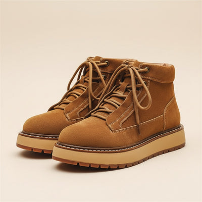 TAN SUEDE LUG WORKER BOOT