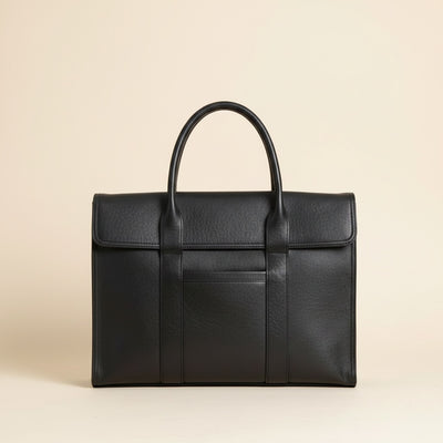 STRUCTURED LEATHER EXECUTIVE BRIEFCASE