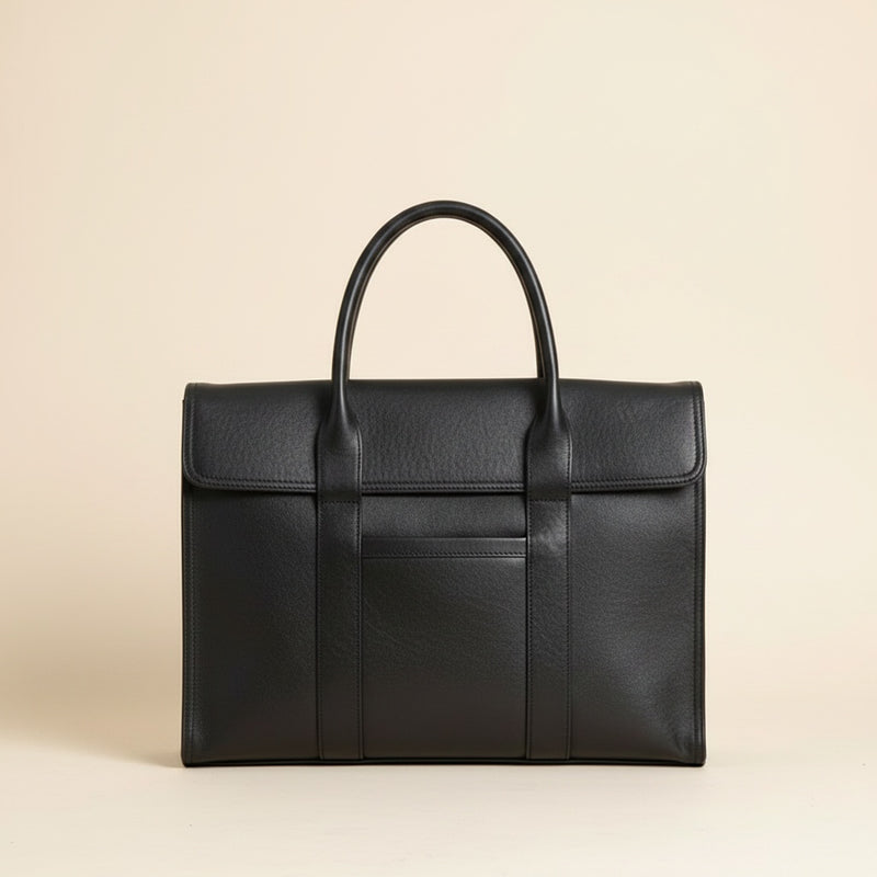 STRUCTURED LEATHER EXECUTIVE BRIEFCASE