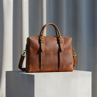CRAZY HORSE LEATHER BRIEFCASE