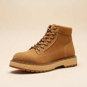 CAMEL SUEDE WORKER BOOT