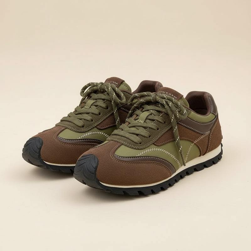 BRUNO SUEDE RETRO TRAINER
