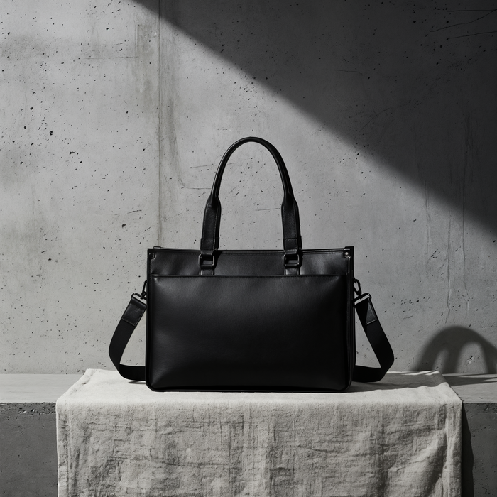 THE STRUCTURED VEG-TAN BRIEFCASE
