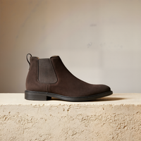 BROWN SUEDE CHELSEA BOOT