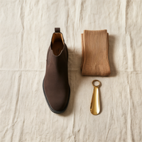 BROWN SUEDE CHELSEA BOOT