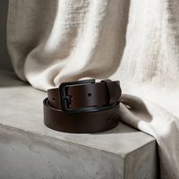 ITALIAN LEATHER DRESS BELT