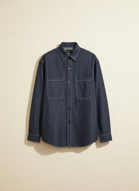 INDIGO WORKWEAR OVERSHIRT JACKET