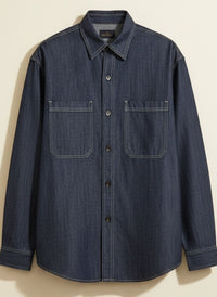 INDIGO WORKWEAR OVERSHIRT JACKET