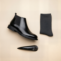 WINTER CHELSEA LEATHER ANKLE BOOT