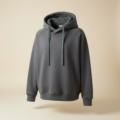 HEAVYWEIGHT FLEECE-LINED HOODED PULLOVER