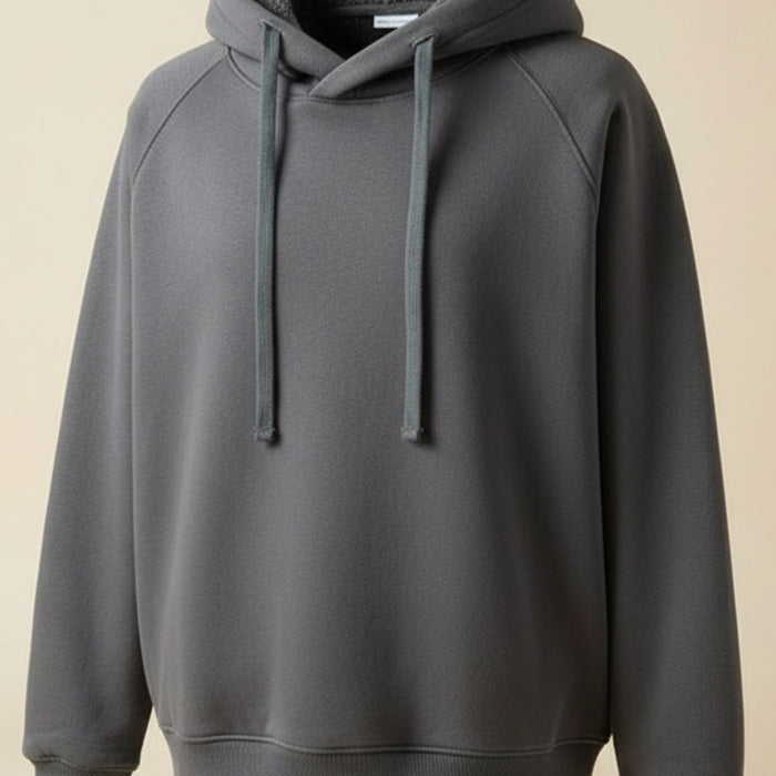 HEAVYWEIGHT FLEECE-LINED HOODED PULLOVER